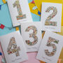 Children's Number Birthday Cards Age One To Five, thumbnail 2 of 11