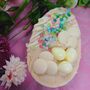 White Chocolate Cookie Dough Easter Egg Gift, thumbnail 2 of 2