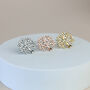 Crystal Tree Stud Earrings, thumbnail 1 of 5
