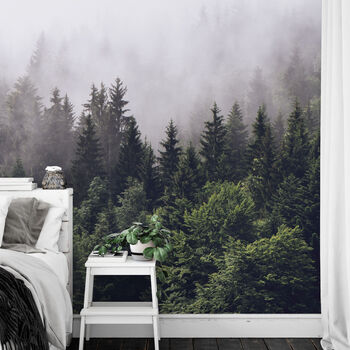 Forest In The Mist Mural Wallpaper, 4 of 6