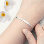 Personalised Silver Plated Birthstone Crystal Bracelet, thumbnail 10 of 12