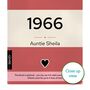 Personalised 60th Birthday Print 1966 Book Cover Gift, thumbnail 5 of 12