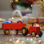 Wooden Tractor And Trailer Toy, thumbnail 1 of 10