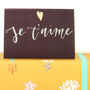 Mini Je T'aime Card, thumbnail 3 of 5