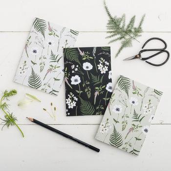 Pack Of Three Wild Meadow Notebooks, 2 of 3