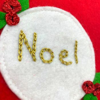 Noel Christmas Banner/Pendant, 4 of 8