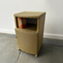 Mid Century Vintage Woven Rattan Bedside Cabinet, thumbnail 10 of 10