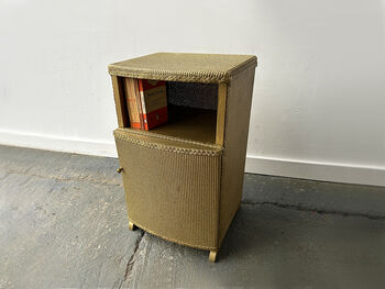 Mid Century Vintage Woven Rattan Bedside Cabinet, 10 of 10