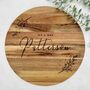 Personalised Engraved Acacia Cheese Board, thumbnail 2 of 8
