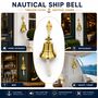 Marine Brass Wall Hanging Bell, thumbnail 10 of 12