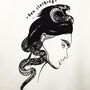 Organic Oversized T Shirt 'Medusa', thumbnail 3 of 3