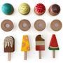 Wooden Ice Cream Play Shop With Accessories, thumbnail 9 of 10