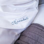 Personalised Embroidered Long Satin Pyjamas, thumbnail 2 of 5
