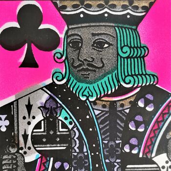 'King Of Clubs' Neon Limited Edition Print, 7 of 12