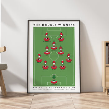 Bristol City Double Winners 14/15 Poster, 3 of 8