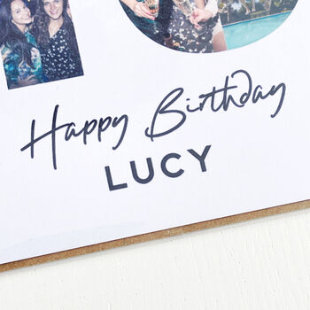 Personalised 18th Birthday Photo Collage Card, 4 of 8