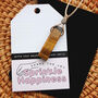 Adjustable Tigers Eye Pendant Necklace With Gift Bag, thumbnail 3 of 4