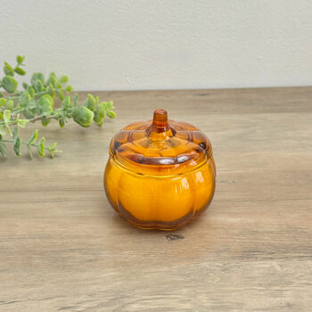 Orange Pumpkin Candle Pot Vanilla Scented, 9 of 11