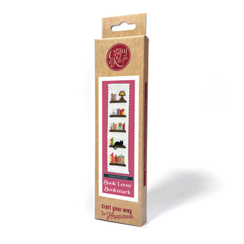 Book Lover Cross Stitch Bookmark Kit, 6 of 6