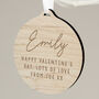 Personalised Any Message Wooden Christmas Decoration, thumbnail 2 of 3