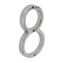 Brass Bee Premium House Numbers In Nickel Five Inch, thumbnail 10 of 11