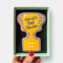 Personalised Best Teacher Trophy Letterbox Cookie, thumbnail 1 of 8