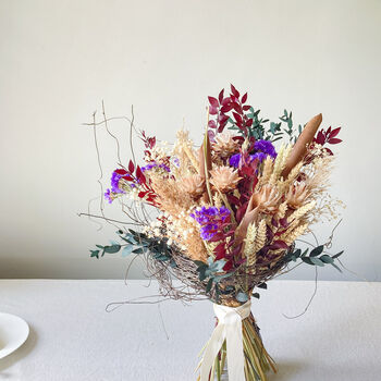 Preserved Foliage Bouquet With Leucadendron, 2 of 7