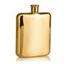 Luxury Gold Polished Steel Personalised Hip Flask, thumbnail 1 of 2