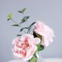Faux Roses With Eucalyptus In A Vase, thumbnail 2 of 4