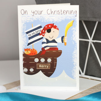 Personalised Pirate Boy Any Occasion Card, 3 of 12