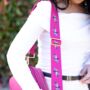 Fuchsia Pink Dressage Horse Bag Strap | Extra Long Crossbody Replacement Bag Strap, thumbnail 1 of 7
