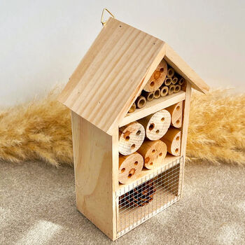 Wood Insect Hotel And Bug Habitat For Garden, 8 of 8