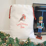 Personalised Robin Christmas Sacks | Special Delivery, thumbnail 3 of 6