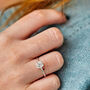 Personalised Birth Flower Stacking Rings, thumbnail 2 of 12