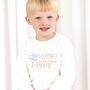 Mini Flyer/ First Time Flyer Personalised Embroidered Holiday Airport Hoodie Jumper, thumbnail 4 of 7
