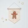 Gingerbread Banner Christmas Decoration, thumbnail 6 of 8