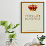 Perfectly Imperfect Typography Art Print, thumbnail 2 of 5