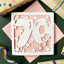 Personalised Balloon 70th Birthday Card, thumbnail 2 of 4