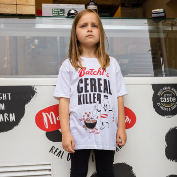 Cereal Killer Girls' Slogan T Shirt, 3 of 4