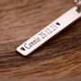 Personalised Recycled Silver Message Tag Necklace, thumbnail 5 of 12