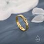 Sterling Silver Ripple Wave Ring, thumbnail 7 of 12