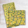 Daffodil Field 100% Cotton Tea Towel, thumbnail 1 of 2
