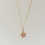 Gold Daffodil Pendant Necklace, thumbnail 1 of 8