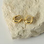 Hollywell Hoops In Gold, thumbnail 1 of 4