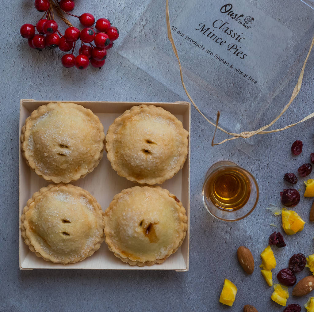 personalised classic mince pies gift box by message in a million