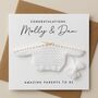 Personalised Parents To Be / Baby Shower Congratulations Card, thumbnail 1 of 5