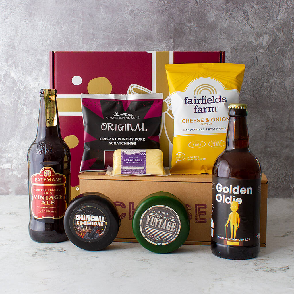 You're Not Old, You're Vintage! Cheese And Beer Hamper, 1 of 5