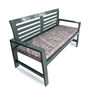 Orchard Taupe Water Resistant Garden Bench Seat Pad, thumbnail 3 of 3
