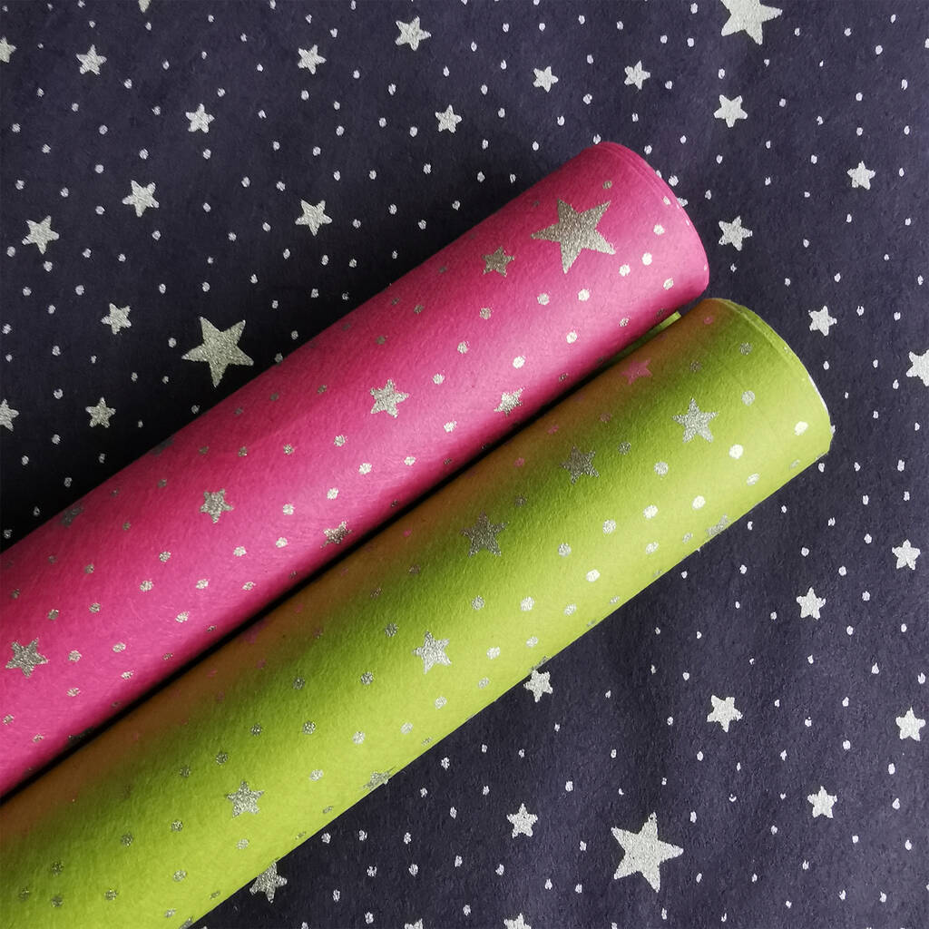 Stars Eco Friendly Mulberry Wrapping Paper, 1 of 4