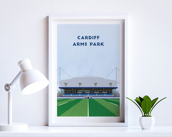 Contemporary Rugby Stadium Print Gift, Framed Or Unframed, 9 of 10